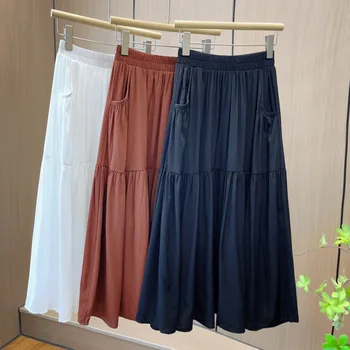 2023 Ins Новые женские Длинные юбки Летние Модные юбки Женская Длинная юбка