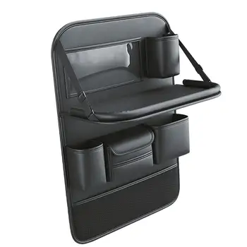 Органайзер для заднего сиденья автомобиля с держателем планшета, аксессуары для путешествий, автомобильный коврик для ног
