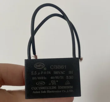 конденсатор запуска вентилятора CBB61 10шт 5,5 мкф 500В
