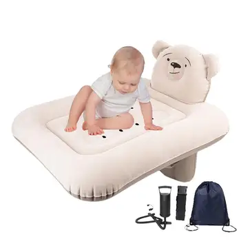 Надувная кровать для путешествий для малышей Надувной самолет, надувной матрас для детей, портативная надувная кровать для путешествий для малышей для пеших прогулок