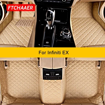 Автомобильные коврики FTCHAAER на заказ для Infiniti EX EX25 EX30 EX35 EX37, автомобильные ковры, аксессуары для ног