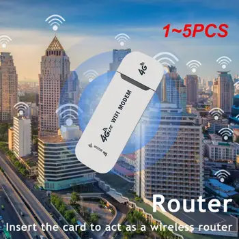 1 ~ 5ШТ Беспроводной USB-ключ LTE, WiFi-маршрутизатор, мобильный широкополосный модем со скоростью 150 Мбит/с, sim-карта, USB-адаптер, карманный маршрутизатор сети