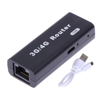 Мини Портативный маршрутизатор Беспроводной USB-маршрутизатор 3G / 4G Wifi Точка доступа Wlan Точка доступа Wi-Fi 150 Мбит/с беспроводной USB-маршрутизатор RJ45 с USB-кабелем
