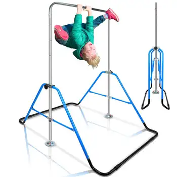 Детская гимнастическая перекладина с регулируемой высотой Складное Расширяемое оборудование для горизонтальной гимнастики для домашних видов спорта