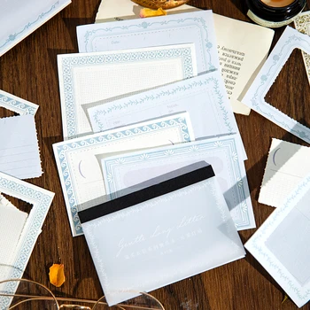 40шт Материал Записная книжка нежные блокноты с длинными буквами, коллаж снизу, декоративный бумажный фон для скрапбукинга 100 * 69 мм