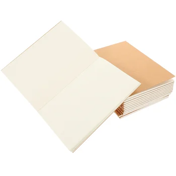 Блокноты для записных книжек, дневник, Крафт-бланк, объемная бумага, блокнот на спирали формата А4, мини-карман для дневника формата А6, Коричневый, без подкладки, для путешественников