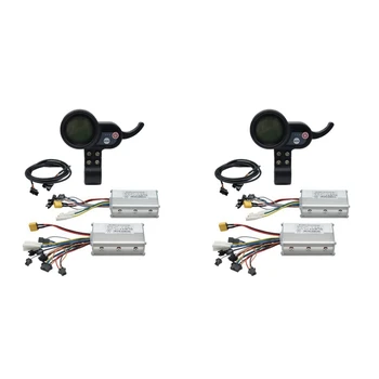 2 комплекта контроллера двойного привода электрического скутера JP 48V 52V 60V 25A 50A Бесщеточный контроллер AB Контроллер переднего заднего привода