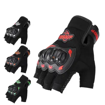 Перчатки для верховой езды с полупальцами, нескользящие дышащие износостойкие перчатки для занятий спортом на открытом воздухе, кемпинга