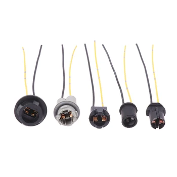 2 Шт T10, T13, T15 Мягкий держатель лампы, адаптеры, кабель, разъем для светодиодной лампы, розетка с клиновидным основанием, штекер для лампочки