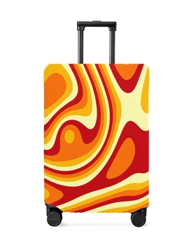 Психоделический дизайн, чехол для багажа, эластичный чехол для чемодана, чехол для пыли для багажа, чехол для дорожного чемодана 18-32 дюймов