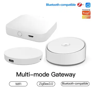 Tuya Smart Multi-mode Gateway Hub, беспроводной ZigBee 3.0 Bridge, Bluetooth Пульт дистанционного управления, сетка для умной жизни Alexa Google Home