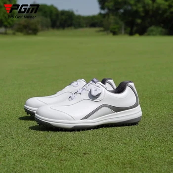 Обувь для гольфа Мужская Водонепроницаемая дышащая противоскользящая спортивная обувь без шипов, спортивная обувь для прогулок на открытом воздухе, обувь для гольфа 2023