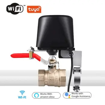 Новый WiFi Tuya Умный клапан для воды / газа, Bluetooth Таймер, Садовый умный кран для воды, Поддержка Alexa Google Assistant, приложение Smartlife