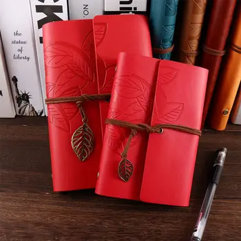 Подарочный блокнот для студентов-литературоведов, переплет для дневника, Крафт-спиральная записная книжка, винтажный блокнот, заменяемая бумага из искусственной кожи