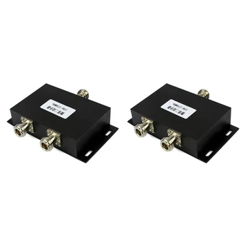 2X 2-полосный делитель мощности антенны УКВ 136-174 МГц Разветвитель для питания радиопередатчика