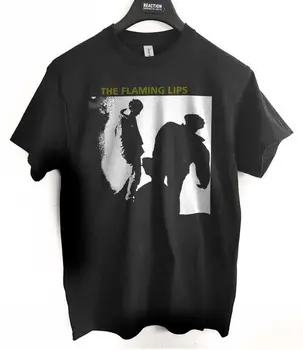 Футболка группы The Flaming Lips, футболка psych rock, базовая черная, редкая NH5108