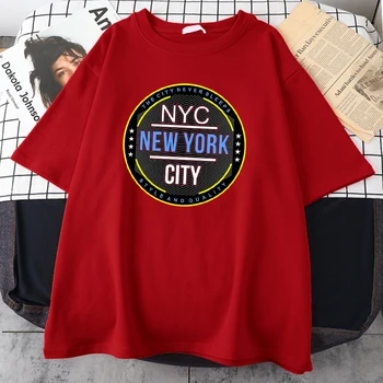 Стиль и качество Нью-Йорка - это футболка City Never Sleep, Спортивная Летняя футболка, Оригинальная Повседневная футболка, Свободная Модная Мужская футболка