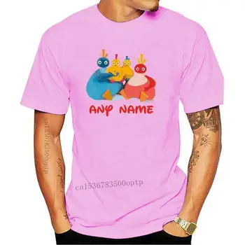 Camiseta personalizada con sublimación a todo Color, remera personalizable con estampado de The Twirlywoos