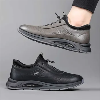 мужские теннисные кроссовки серого цвета с круглым носом, большие размеры 42 43 44 45 46, спортивные кроссовки от известных брендов, оригинальная обувь YDX1