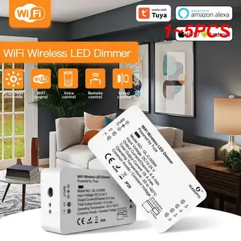 1-5 Шт. Wi-Fi Rgb с регулируемой яркостью App Control Tuya Wireless С регулируемой яркостью Работает с дисплеем Amazon Home Scene