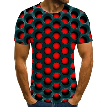 Летняя новая 3D-футболка 2023, мужская рубашка с коротким рукавом, забавная футболка, японская панк-готическая 3D-футболка