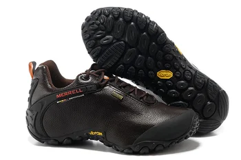 Оригинальная мужская походная спортивная обувь Merrell M Outdoor из натуральной кожи, мужские кофейные альпинистские кроссовки для скалолазания, размер 39-46