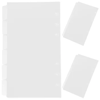18 Листов пластиковой папки, разделители для блокнота, Разделители для блокнота, вкладки, маркеры для страниц с отрывными листами