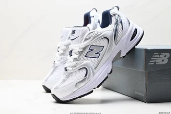 newBalance Мужская / женская летняя обувь в стиле ретро в сетку NB530 высшего качества, легкие кроссовки для бега трусцой, мягкие дышащие кроссовки для беговой ходьбы 530SG