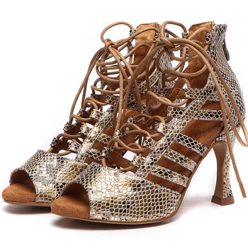 Танцевальная обувь JuseDanc, Женские высокие сапоги для бальных танцев, Современная Танцевальная обувь, Обувь для джазового вальса, Низкая цена