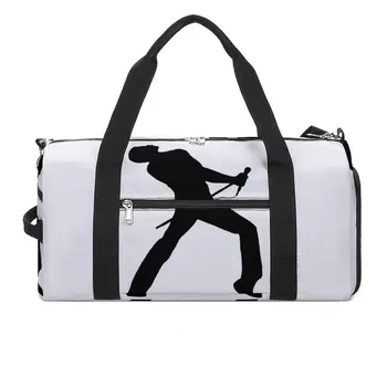 Спортивная сумка F-Freddie M-Mercury, Спортивные сумки Queen Band для выходных с обувью, сумка для тренировок, графическая сумка для фитнеса для мужчин