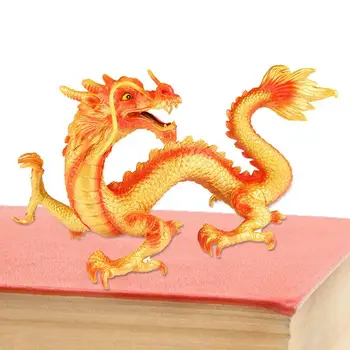 Статуэтка китайского дракона Статуя китайского Зодиакального Дракона Модель китайского дракона Фигурка Статуя Зодиакального дракона Домашний декор