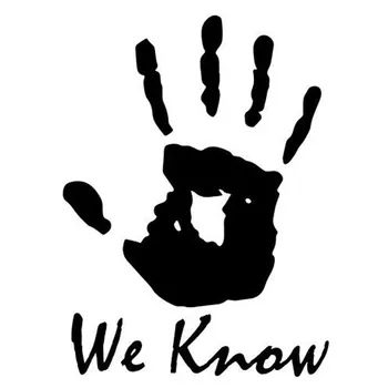 Skyrim We Know Виниловая наклейка Dark Brotherhood Legendary, Декоративная Наклейка для стайлинга автомобилей своими руками, Наклейка для автомобиля 14см * 10см