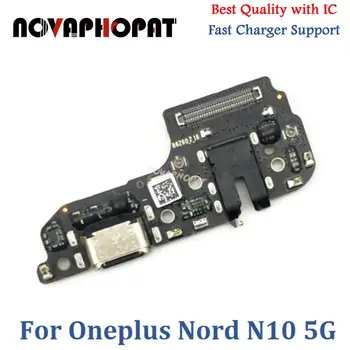 Novaphopat Для OnePlus 1 + Nord N10 5G USB Док-станция Порт Зарядки Штекер Аудиоразъем Микрофон Плата Зарядного устройства для микрофона