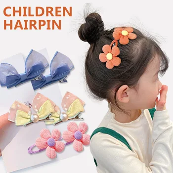 20 Моделей 3D Бант Детская Заколка для волос в стиле Милой принцессы Детские Головные Уборы Детская Сломанная Заколка для волос Зажим для челки Детский Головной убор для волос