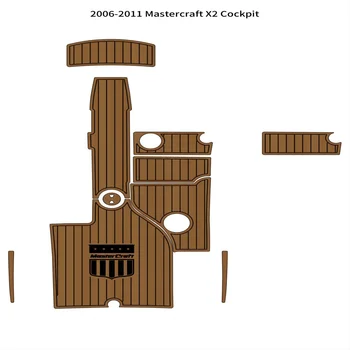 2006-2011 Коврик для кокпита Mastercraft X2 Лодка EVA-пена Палуба из искусственного Тика Коврик для пола Клейкая основа Пол в стиле SeaDek Gaterstep