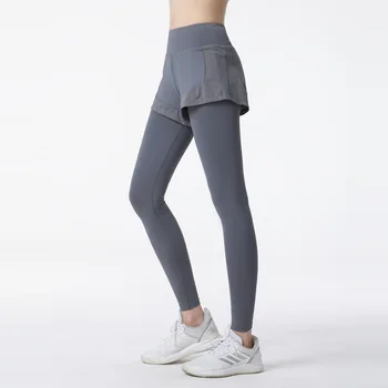 Женские штаны для йоги с высокой талией, облегающие спортивные штаны для фитнеса и танцев, обтягивающие брюки S-4XL большого размера