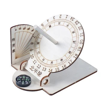 Солнечные часы-научные модели, учебное пособие по географии-Настольное украшение в виде солнечных часов
