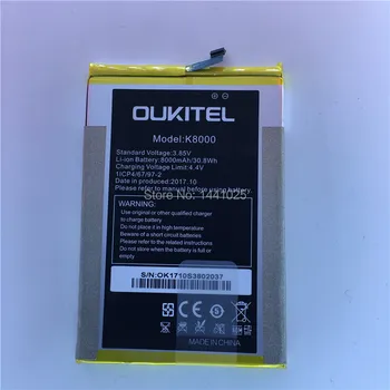 Для аккумулятора OUKITEL K8000 Аккумулятор мобильного телефона емкостью 8000 мАч с длительным временем ожидания Высокое качество для мобильных аксессуаров OUKITEL