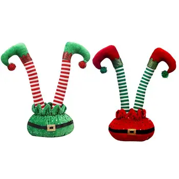 Мягкие ножки Рождественского эльфа, портативные украшения для елки, украшение для рождественской вечеринки, нога Рождественского эльфа для рождественских праздников