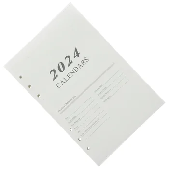 2024 Пополняет английский планировщик 2023 Вставляет в календарь бумагу для пополнения ежемесячного планировщика формата А5