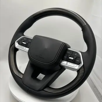 Автомобильные аксессуары для интерьера, деревянное рулевое колесо для Toyota Land Cruiser LC200 LC300