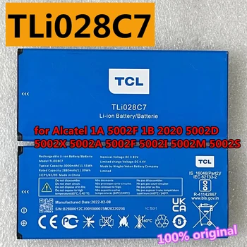 Оригинальный Высококачественный Аккумулятор TLi028C1 TLi028C7 3000 мАч для Alcatel 1A 5002F 1B 2020 5002D 5002X 5002A 5002F 5002I 5002M 5002S