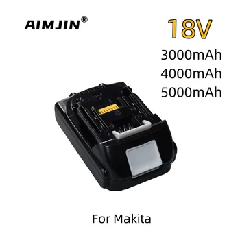 Для Makita 18V 3.0/4.0/5.0 Литий-ионная аккумуляторная батарея емкостью 18 В, сменные батареи для дрели BL1860 BL1830 BL1850 BL1860B