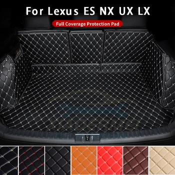 Кожаный Коврик Для Заднего Багажника Lexus ES NX UX LX 200 250h 350h Защита Багажника От Полного Покрытия Грузовой Ковровой Подкладки Анти Грязный Коврик