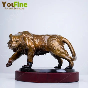 Скульптура бронзового медведя западного современного искусства Статуя бронзового медведя Античные бронзовые статуи животных для украшения домашнего декора Подарки