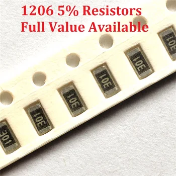 300 шт./лот SMD Чип-Резистор 1206 240K/270K/300K/330K/360K/Ом 5% Сопротивление 240/270/300/330/360/K Резисторов Бесплатная Доставка