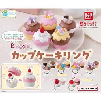 Японская масштабная модель Bandai из натуральной кожи Gacha, мини-формовочное кольцо для кексов, миниатюрная модель украшения для десерта, фигурка Игрушки