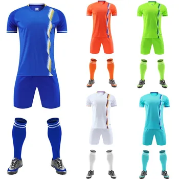 2023Лучшие футбольные майки для детей и взрослых Модный дизайн, цветные костюмы большого размера, Быстросохнущая форма для тренировок по футболу на заказ