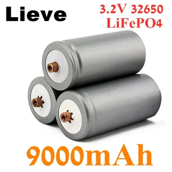 1-10 Шт. б/у фирменная аккумуляторная батарея lifepo4 емкостью 32650 9000 мАч 3,2 В Профессиональная литий-железо-фосфатная аккумуляторная батарея с винтом