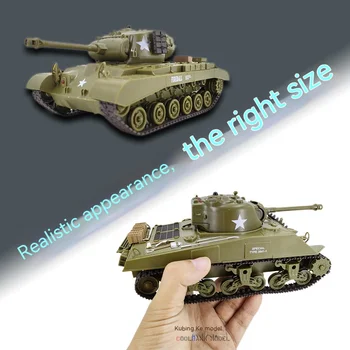 Новый танк с дистанционным управлением Henglong American Sherman Wireless Combat Simulation Модель танка для боя на двоих, детская игрушка